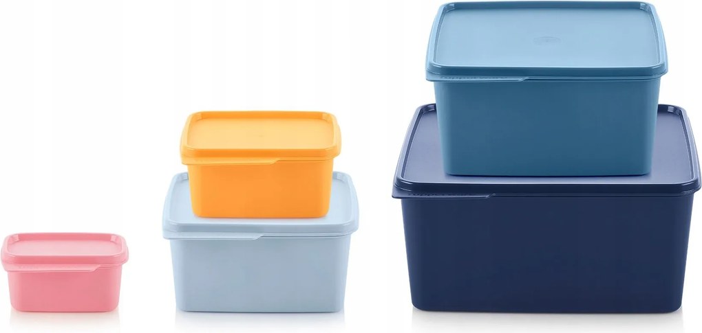 Tupperware Quatro szett: 160ml 500ml 1,2L 2,5L 5L