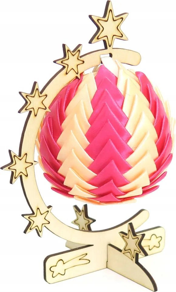 Betlehem Gömb Állvány Mikulás Decoupage OX92