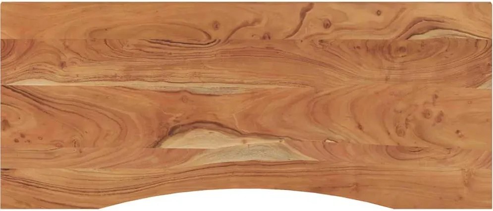 vidaXL tömör akácfa téglalap alakú asztallap 110 x 50 x 2,5 cm