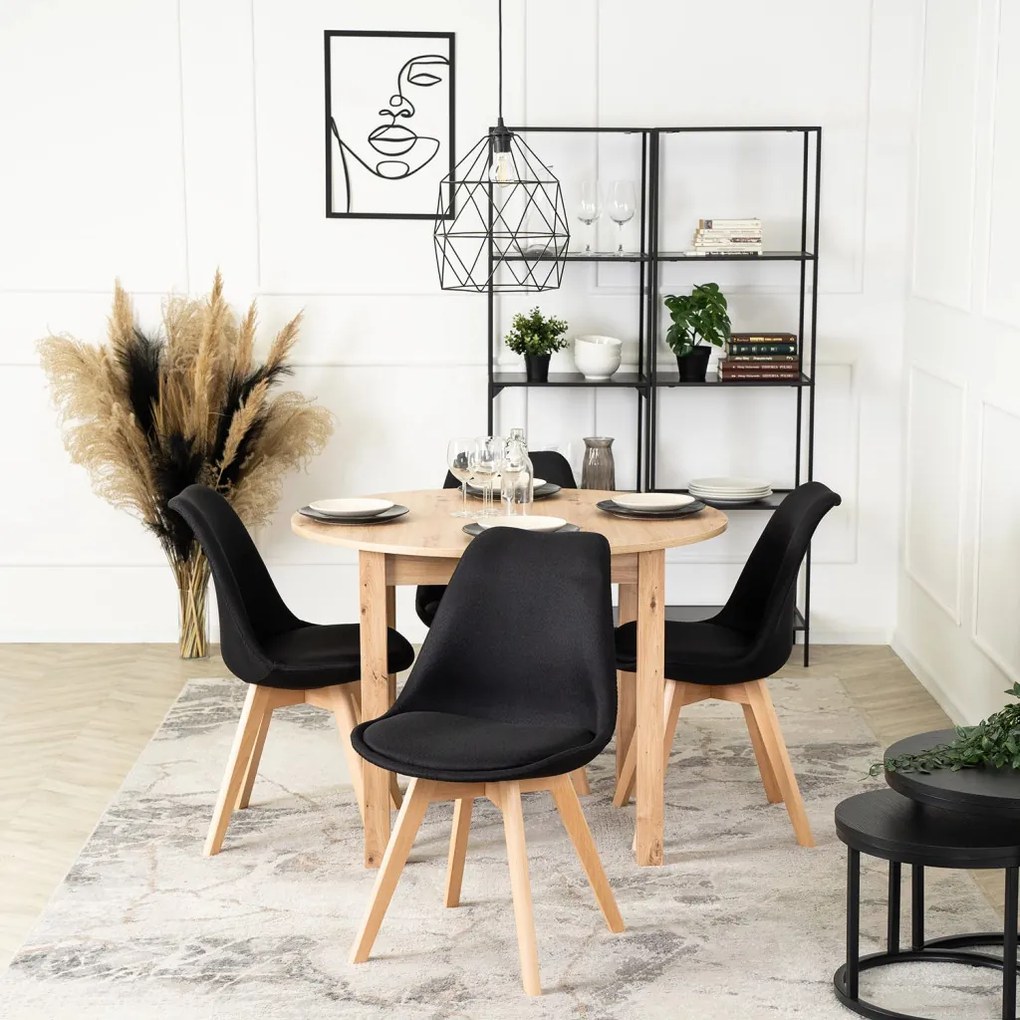 Krzesło NEVEL Czarne