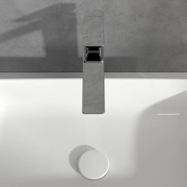 Villeroy & Boch TVW11200400061 - Mosdócsaptelep SUBWAY 29,5 cm fényes króm