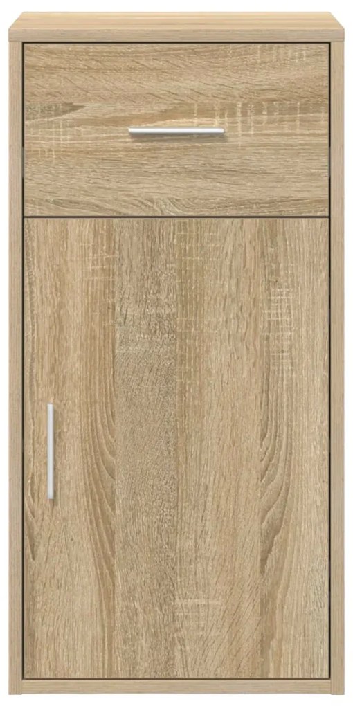 Oldalszekrény fiókkal sonoma tölgy 38 x 34,5 x 75 cm Faanyag