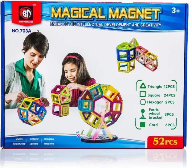 KIK Mágneses készlet Magical Magnet 52 alkatrész, KX9681