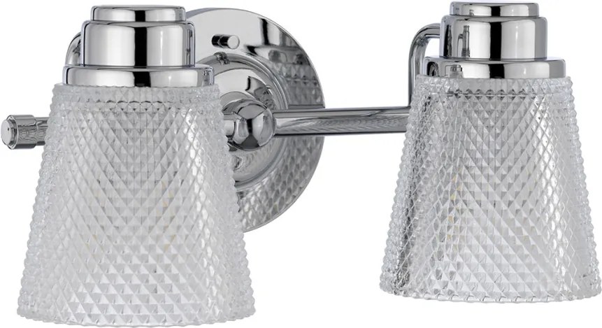 Quintiesse HUDSON QN-HUDSON2-BATH Fali lámpa 2x3,5W/G9 3000K 640LM IP44