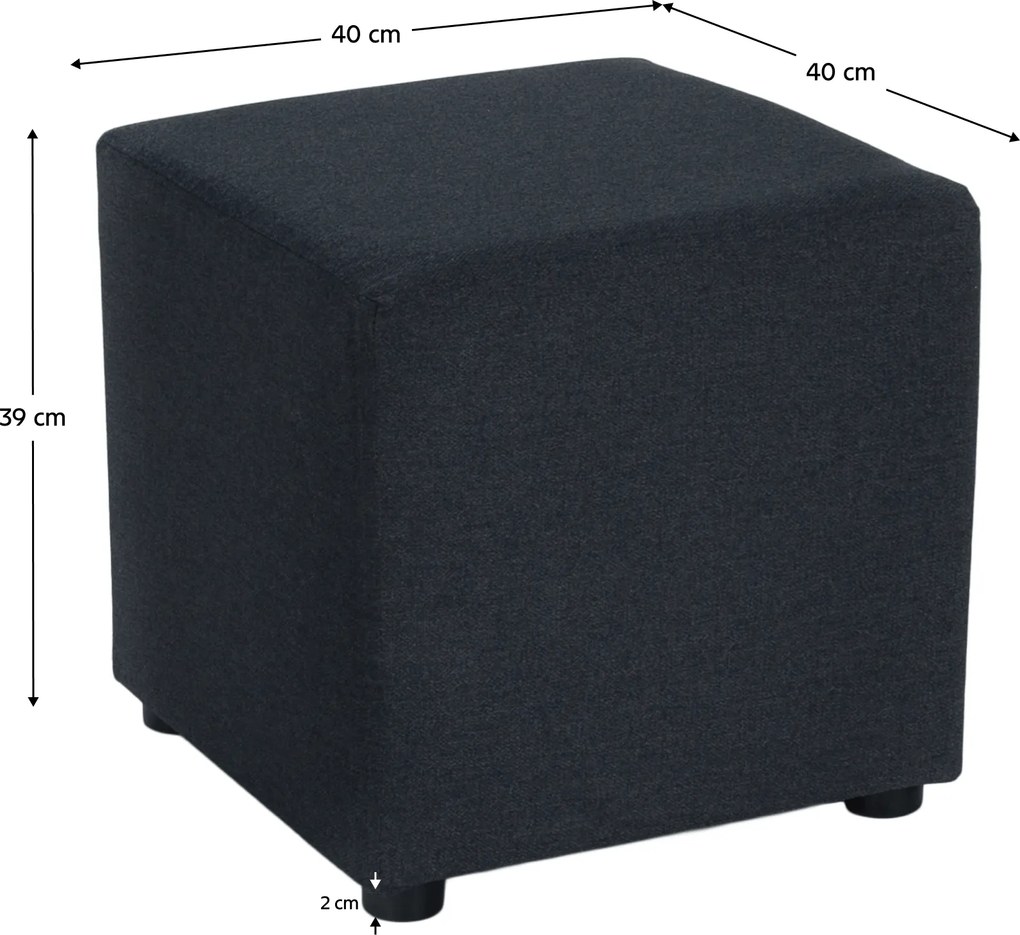 Zsámoly, Twist szövet, sötétszürke, REGOR