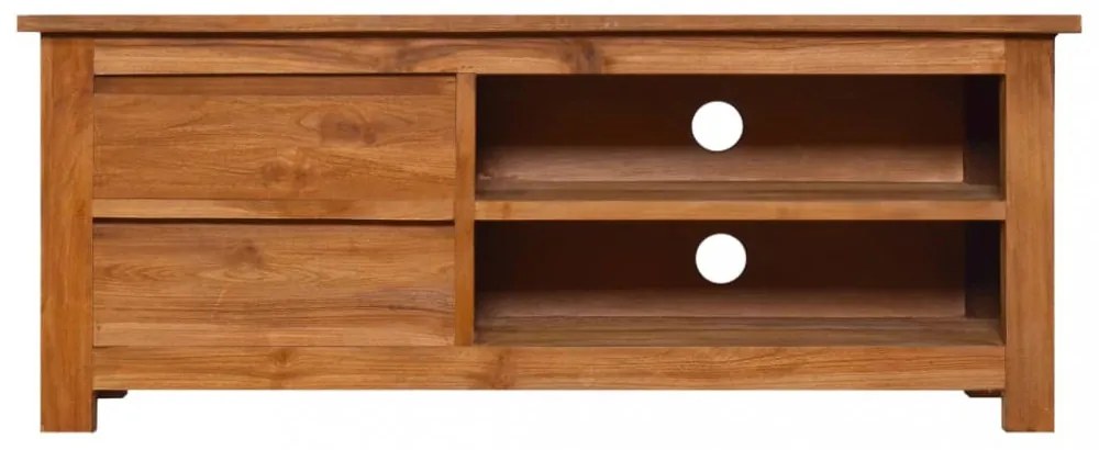 tömör tíkfa TV-szekrény 100 x 30 x 40 cm