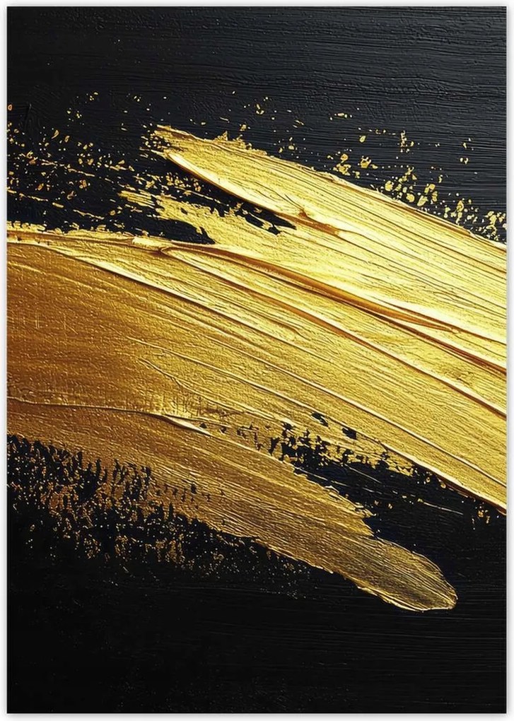 Poszterek A3 Pion Arany csillogó ecsettel