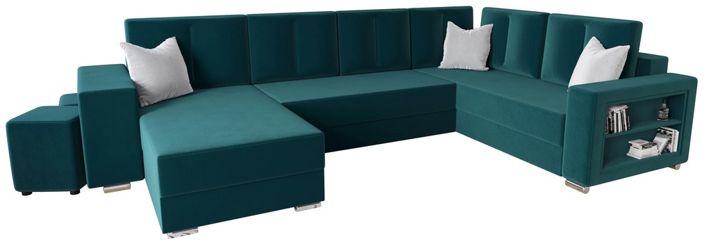 Sarok ülőgarnitúra Kin (zöld) (J). Akció -21%. 1062055