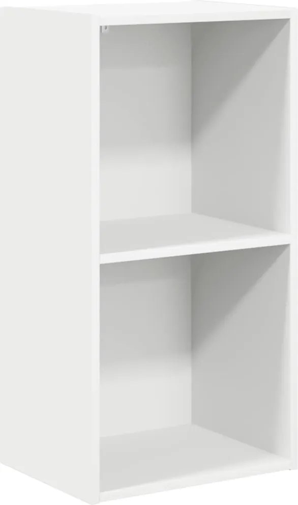 vidaXL fehér szerelt fa könyvespolc 40x30x76,5 cm
