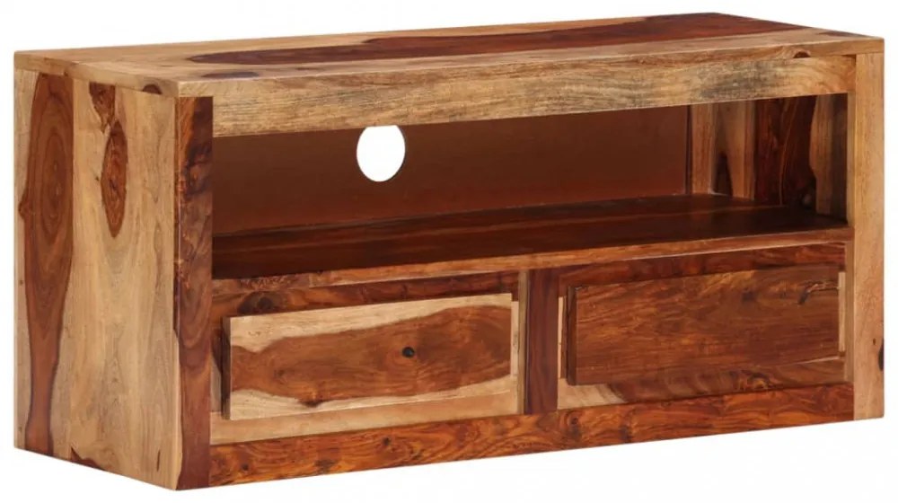 tömör kelet-indiai rózsafa TV-szekrény 88 x 30 x 40 cm