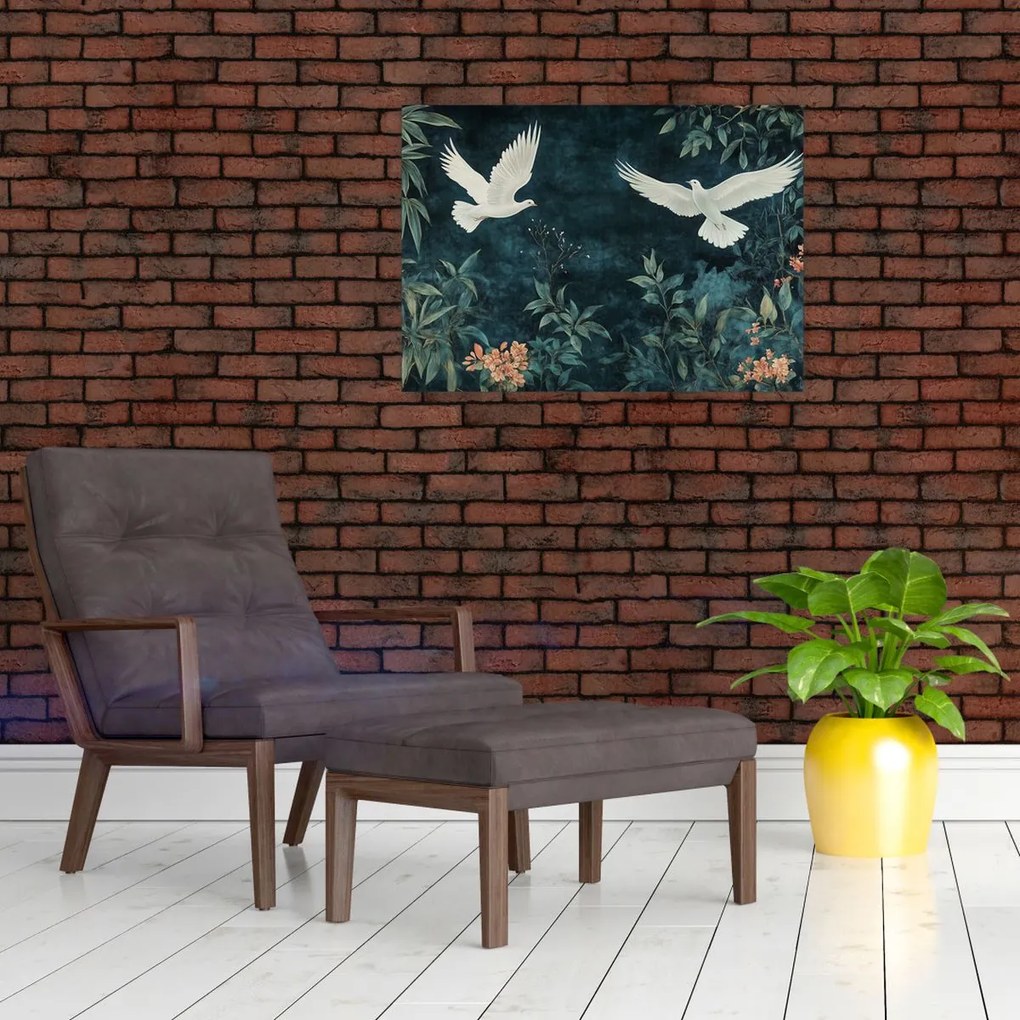 Kép - Két galamb (70x50 cm)