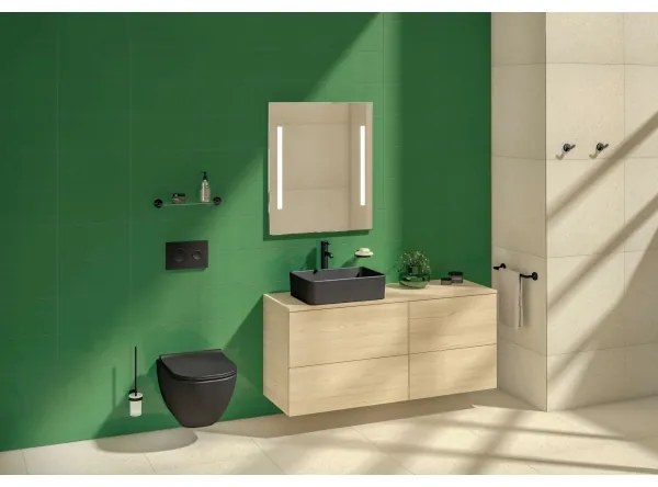 JIKA H8184237161121 - CUBITO 50x35 cm kerámia mosdó, matt fekete