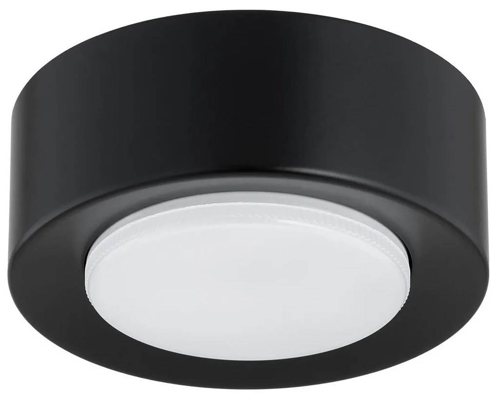 Argon 8905 - Mennyezeti lámpatest ELORA 1xGX53/7W/230V átm. 11 cm fekete