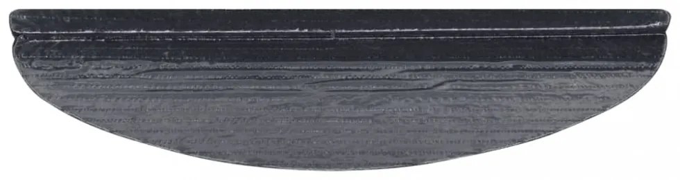 15 db szürke lépcsőszőnyeg 56x17x3 cm