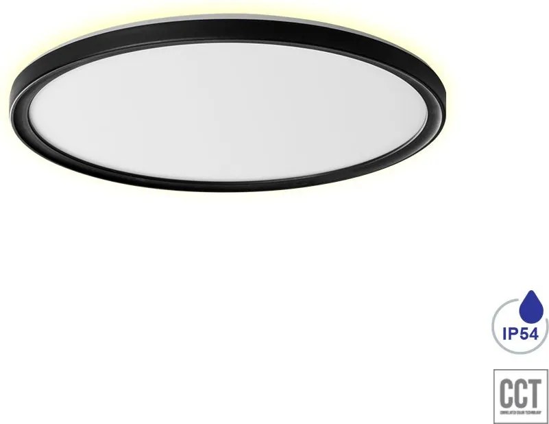 PREZENT 27310 CORDIA II. Kerek Mennyezeti Lámpa Fehér, Fekete LED IP20