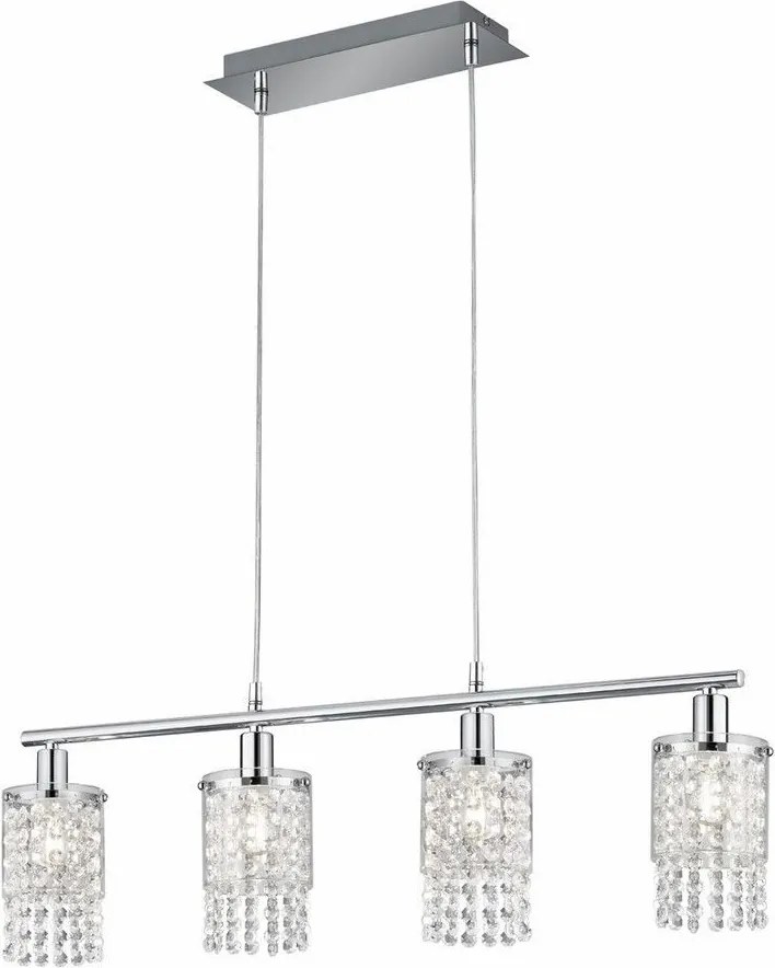TRIO R30764006 POSH Többágú Függesztett Lámpa Ezüst E14 IP20