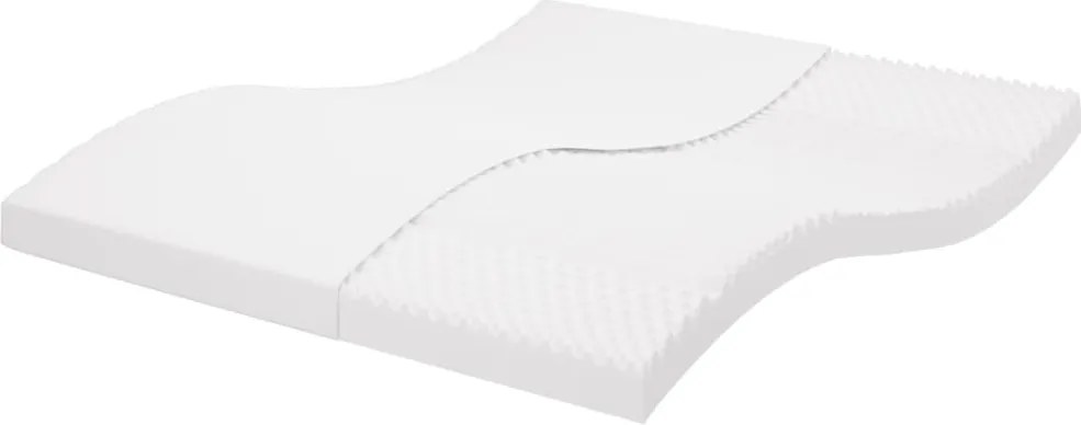 vidaXL fehér 7 zónás 20 ILD keménységű habmatrac 180 x 200 cm