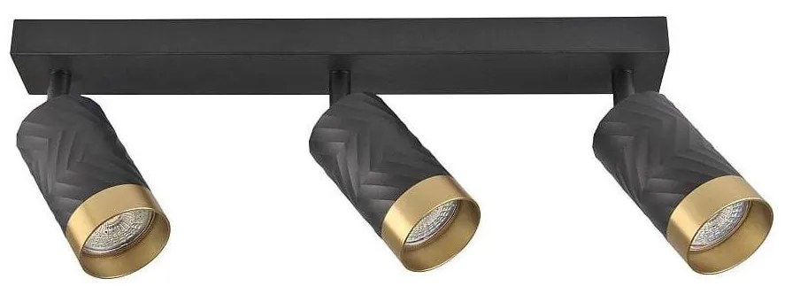 Polux Spotlámpa ARRAS 3xGU10/10W/230V fekete 323552