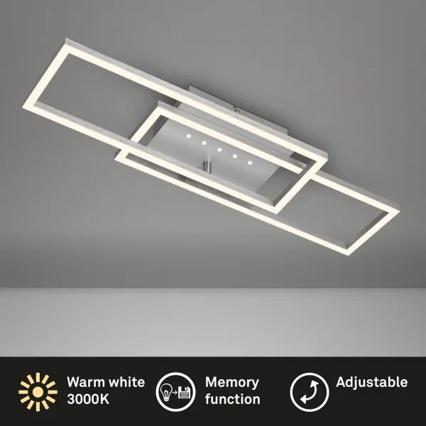 Brilo - LED fényerőszabályozható mennyezeti lámpatest LED/30W/230V 3000K matt króm