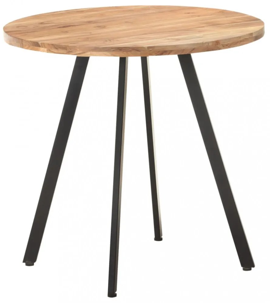 tömör akácfa étkezőasztal 80 cm