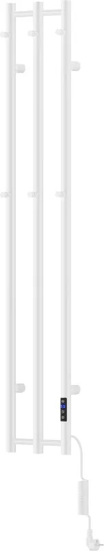 Mexen Pino, elektromos melegítő törülközőtartóval 1405x242 mm, 200 W, fehér, W301-1405-242-00-20