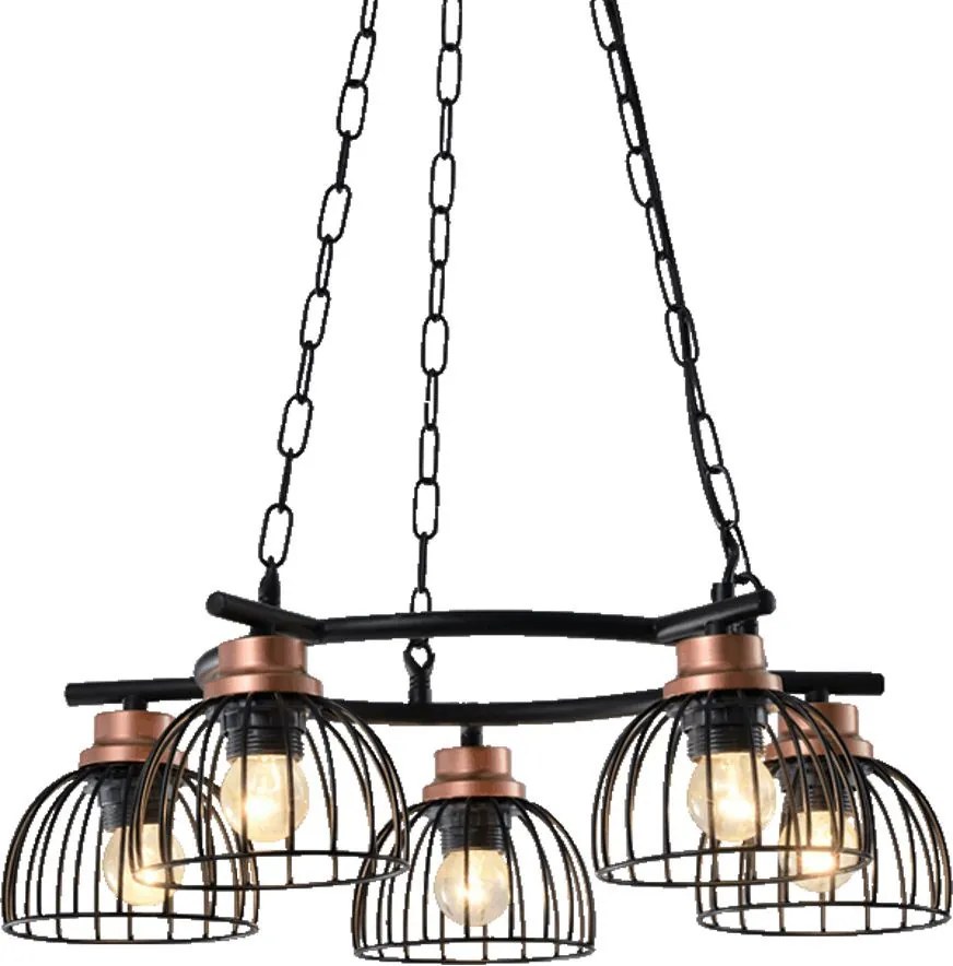 Prezent BASKET 75466 Függőlámpa 5x60W/E27 IP20