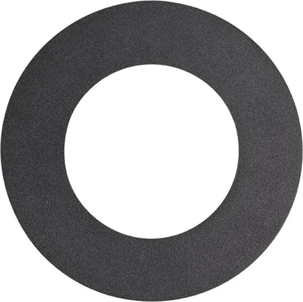 Kerek süllyesztett spotlámpa fekete dönthető betétgyűrűvel - Edu