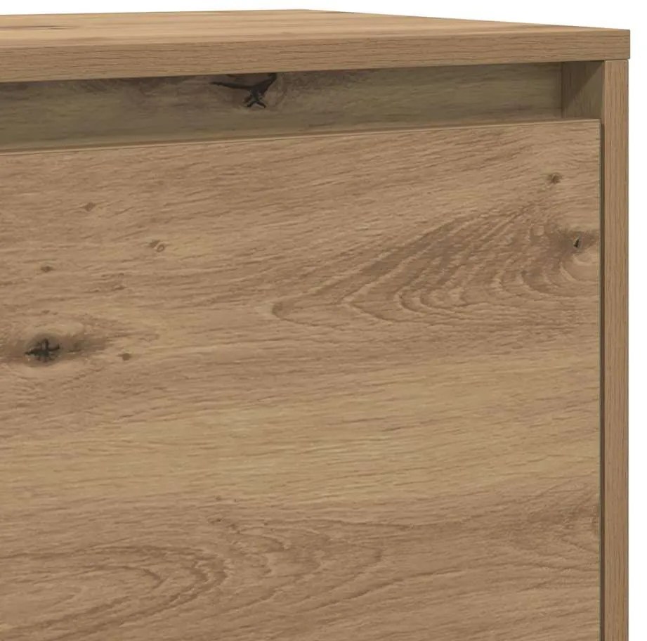 TV állvány kézműves tölgy 90 x 35 x 40 cm Faanyag