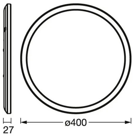 Ledvance - LED Dimmelhető mennyezeti lámpa ORBIS LED/22W/230V fehér