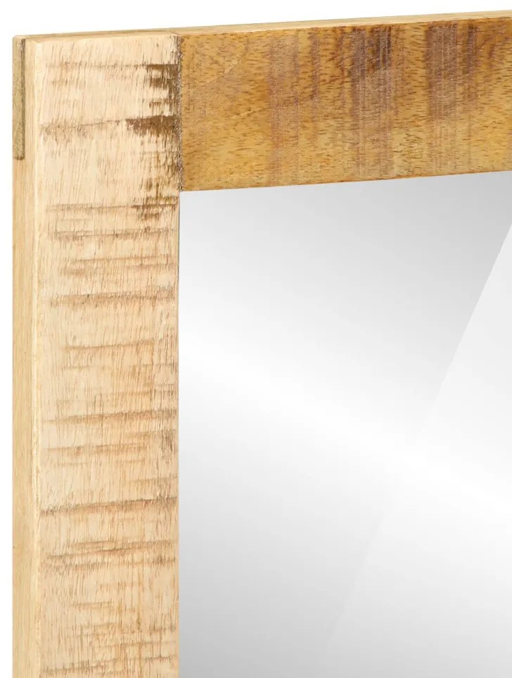 Fésülködő Asztal 100x40x75/120 cm Szilárd Fa Durva Mangó
