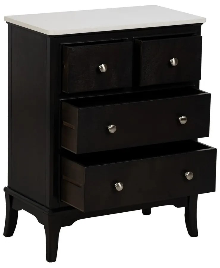 Fekete komód 60x75,5x33 cm Mods – Ixia