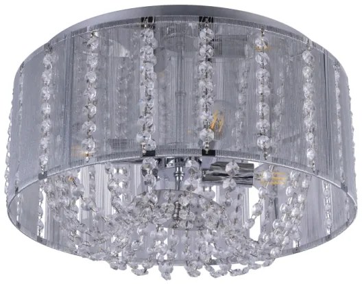Globo 15091D - Kristály mennyezeti lámpa WALLA 4xE14/40W/230V