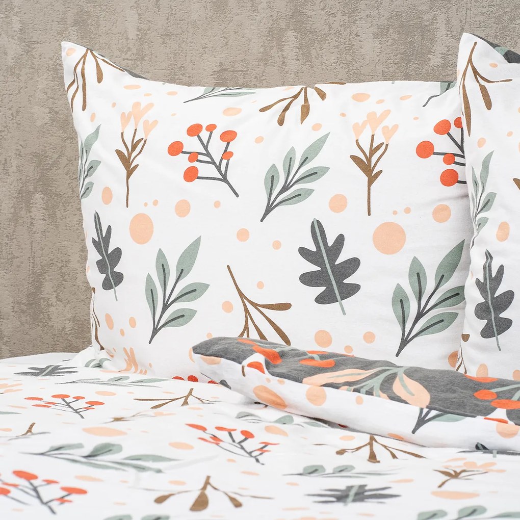 4Home Winter nature flanel ágyneműhuzat, 160 x 200 cm, 70 x 80 cm