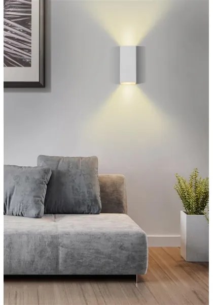 Searchlight 24126WH - DON fali lámpatest 2xGU10/10W/230V fehér