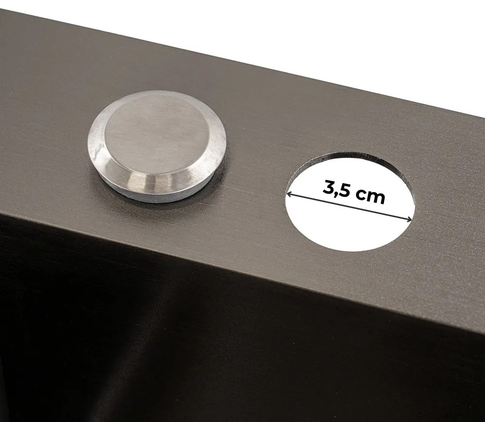 Rose rozsdamentes mosogató