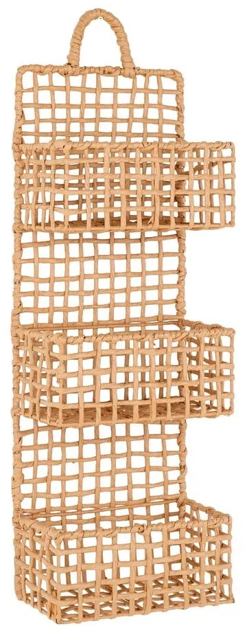 Natúr színű többszintes fém fali polc 25 cm Sines – House Nordic