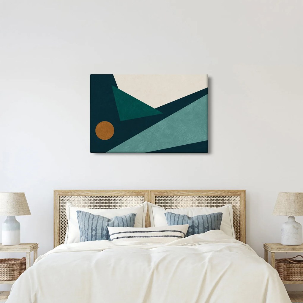 Kép - Kubista absztrakció (90x60 cm)