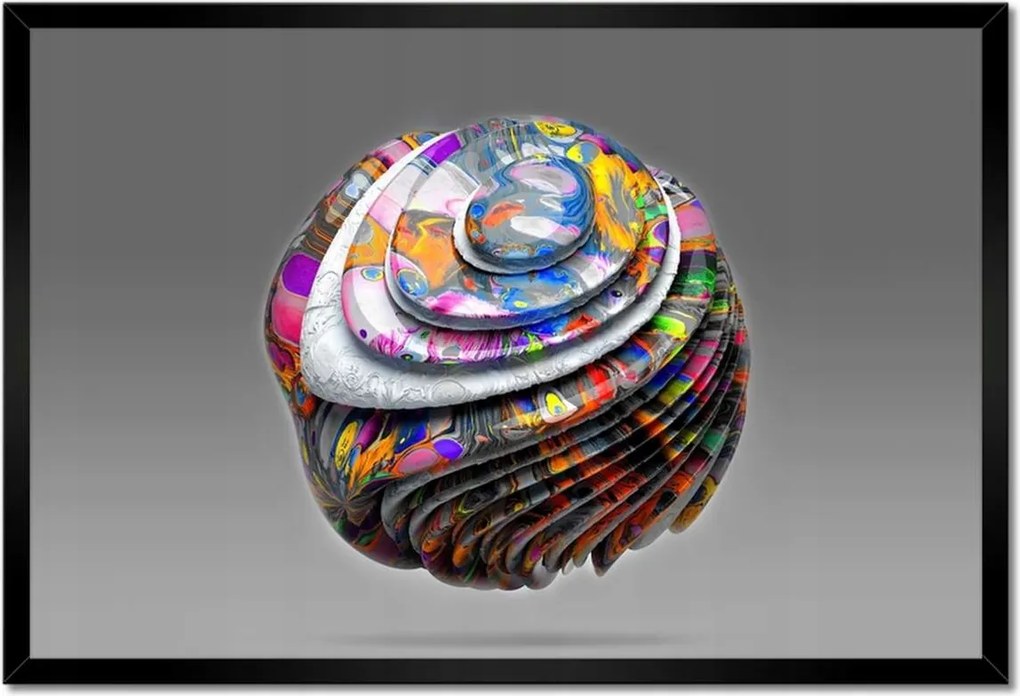 Poszterek keretben 60x40 Nano 3D szilikon golyó