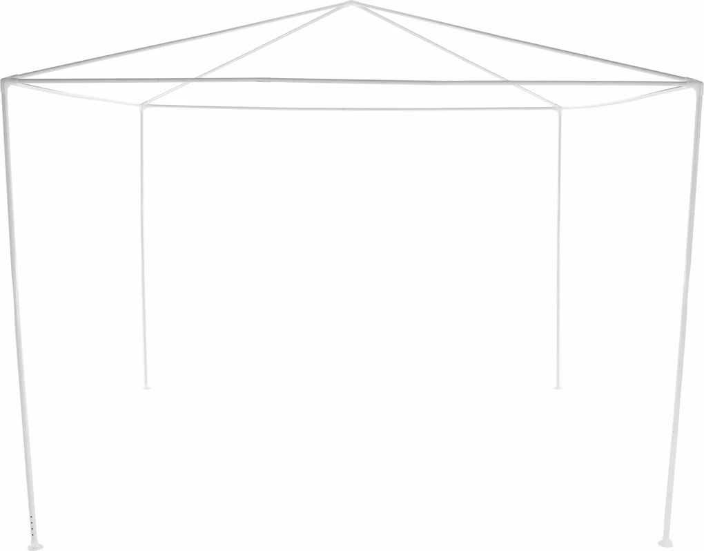 Kerti partisátor, fehér, 3x3 m, TEKNO TYP 1