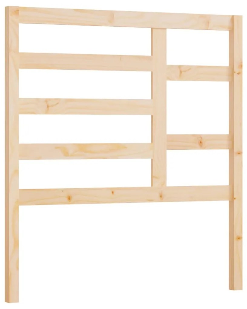 tömör fenyőfa ágy fejtámla 106x4x104 cm