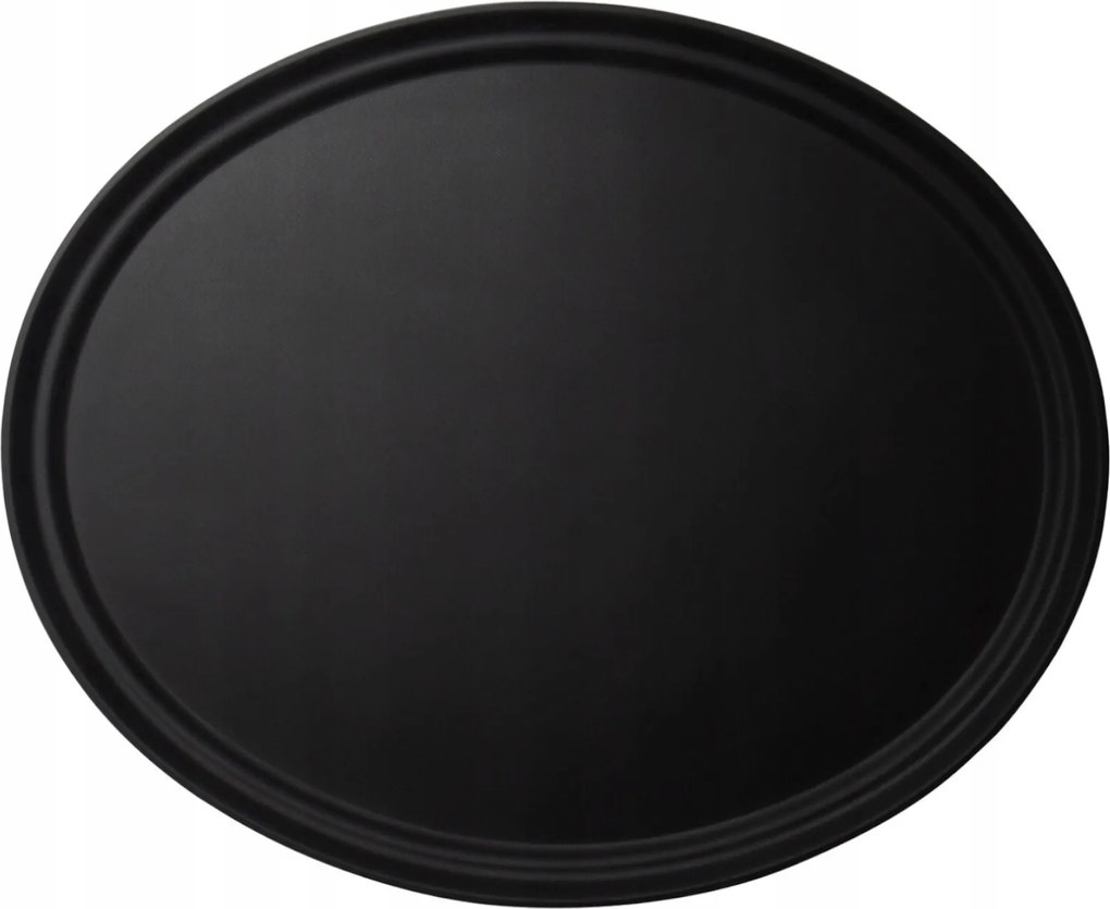 Felszolgáló tálca csúszásgátló Cambro Camtread ovális fekete