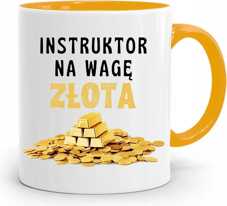 Vezetői Engedély Oktatójának Bögre Sárga Ajándék fényképes nyomtatással