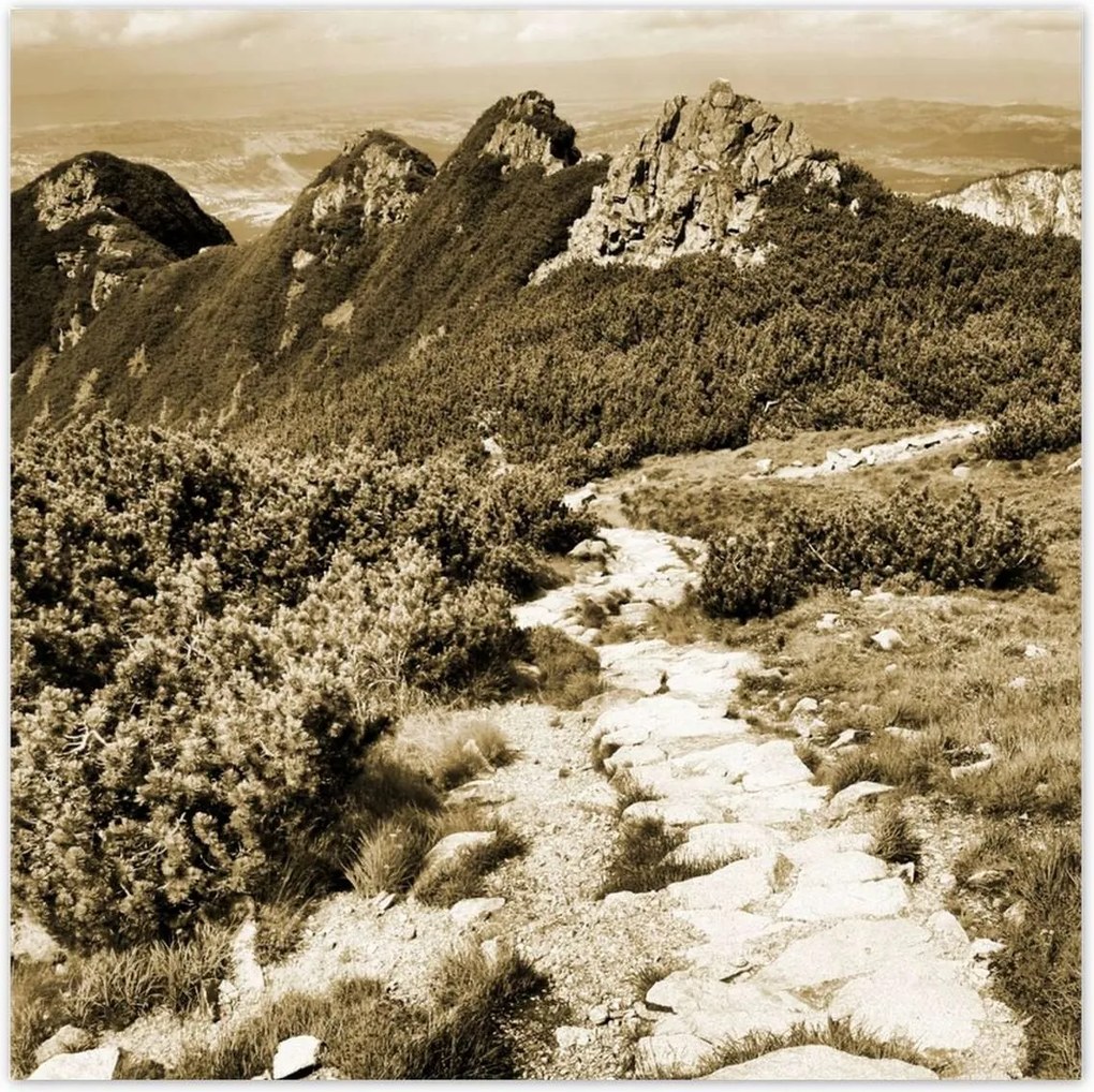 Poszterek 70x70 Tátra Lengyel hegyek Kilátás