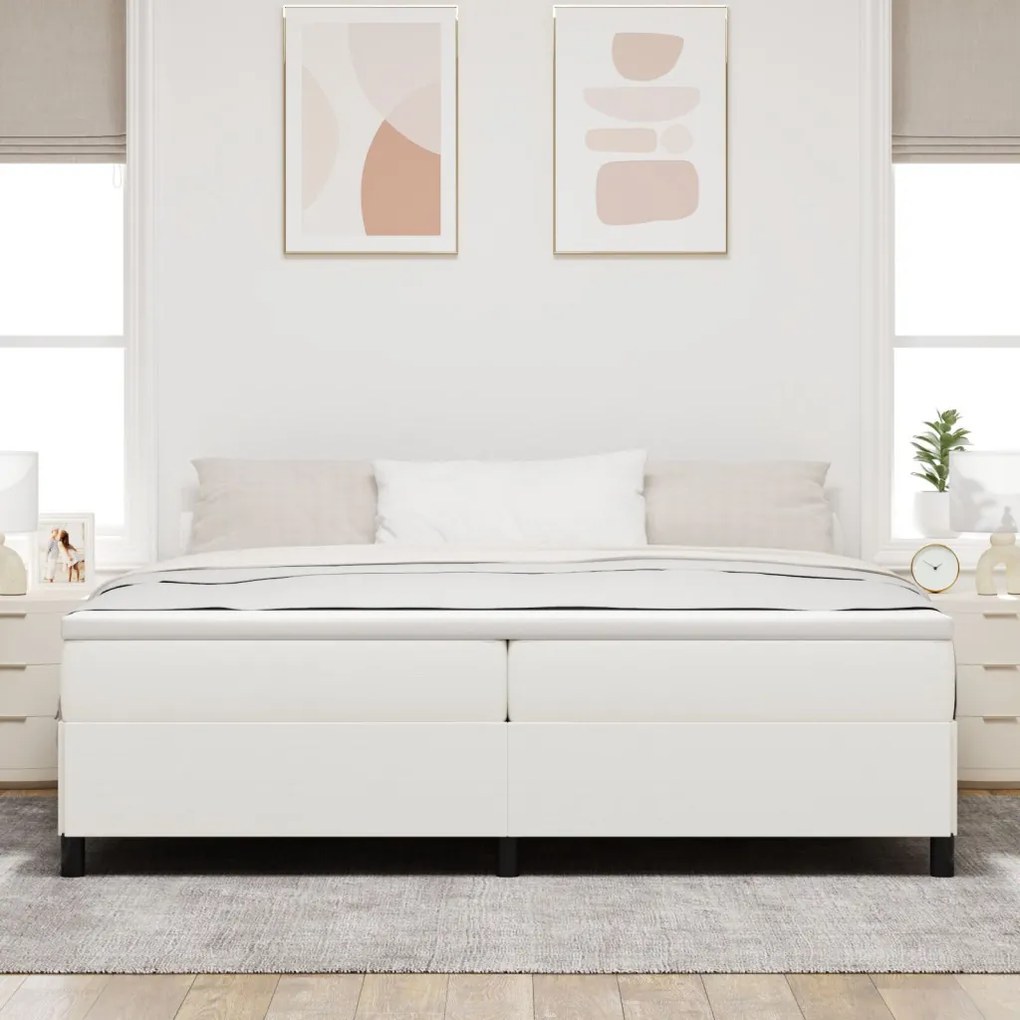 Ágykeret Krém 200x200 cm Vastaganyag