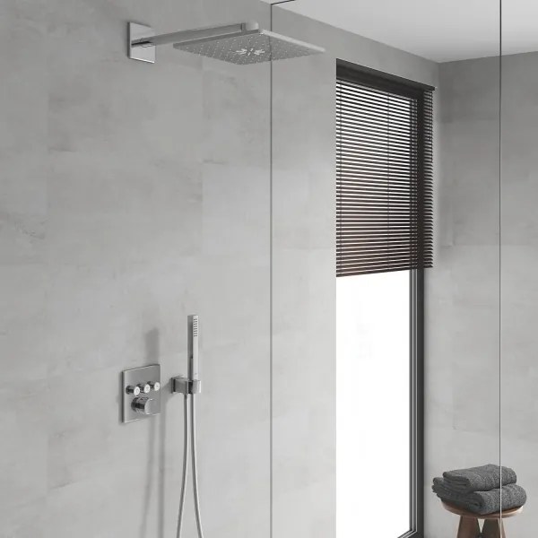 GROHE 29149000 - SMARTCONTROL falba épített csaptelep takarólemez 158 × 158 mm króm