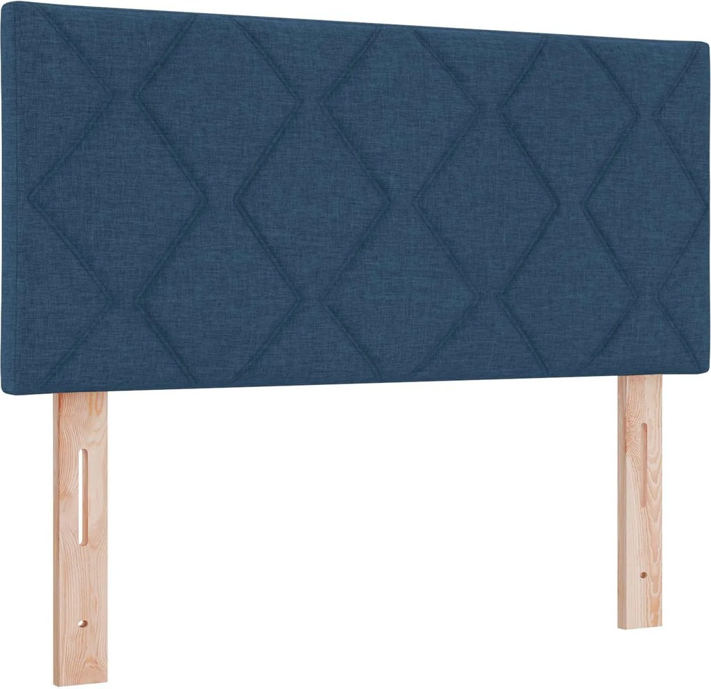 vidaXL Fejtámla Kék 100 cm szövet