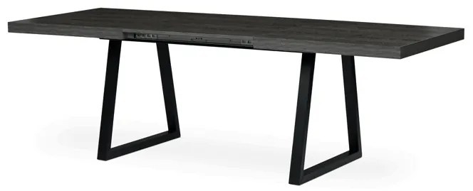 Bővíthető Étkezőasztal 160–240×90 cm, Laminált Szürke Tölgy. GREY