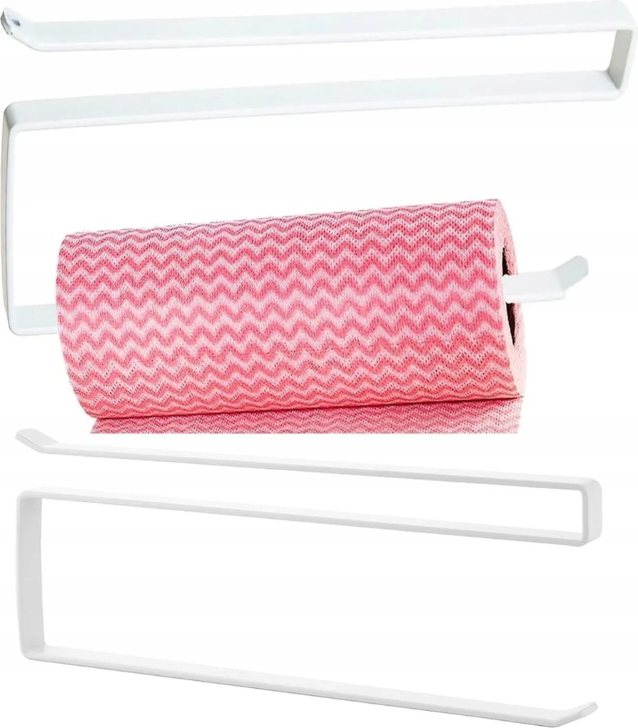 Fogantyú, papírtörölköző tartó, konyhai, loft fém fúrás nélkül