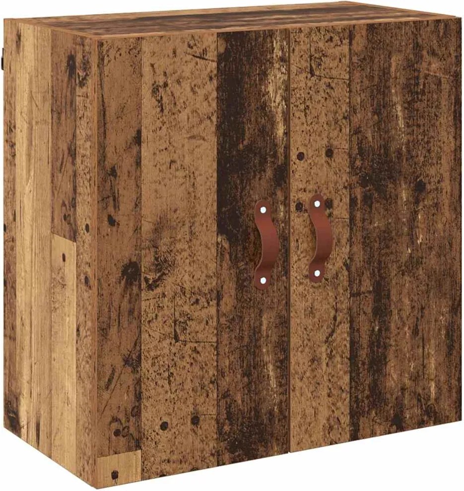 vidaXL Fali Szekrény Falra szerelhető Régi fa 60 x 31 x 60 cm Faanyag