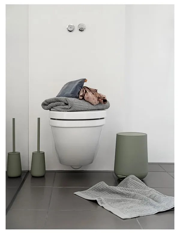 Nova One zöld agyagkerámia wc-kefe tartó - Zone